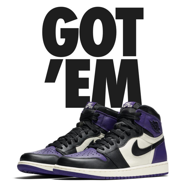 JORDAN1 COURT PURPLE