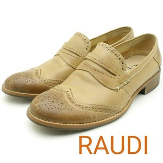 リーガル(REGAL)のRAUDI 革靴　ローファー　ブラウン　ベージュ(ドレス/ビジネス)