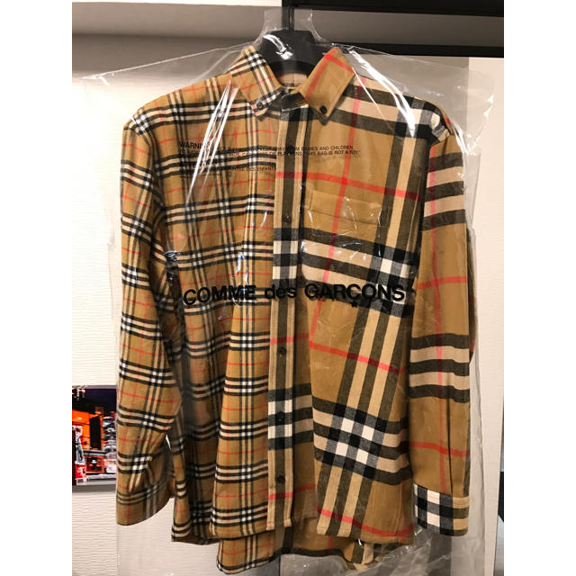 BURBERRY(バーバリー)のゴーシャラブチンスキー × バーバリー フランネルシャツ メンズのトップス(シャツ)の商品写真