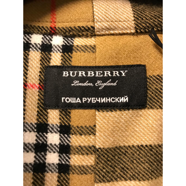 BURBERRY(バーバリー)のゴーシャラブチンスキー × バーバリー フランネルシャツ メンズのトップス(シャツ)の商品写真