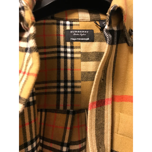 BURBERRY(バーバリー)のゴーシャラブチンスキー × バーバリー フランネルシャツ メンズのトップス(シャツ)の商品写真