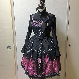 アリスアンドザパイレーツ(ALICE and the PIRATES)のゴーストタウンのメリィメイキング JSK＋カチューシャセット(ひざ丈ワンピース)