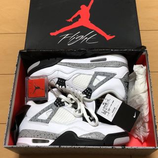 ナイキ(NIKE)の即決 新品 AIR JORDAN 4 RETRO OG セメント 25.5cm(スニーカー)