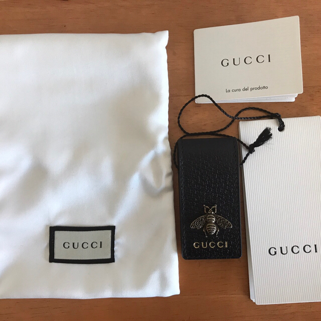 Gucci(グッチ)のプレゼントに最適:GUCCI(グッチ) ビーマネークリップ メンズのファッション小物(マネークリップ)の商品写真