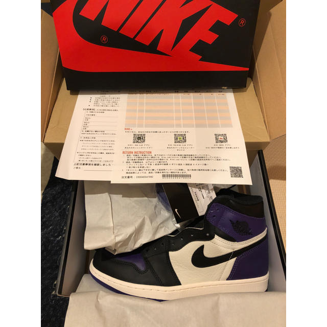 新品未使用☆ NIKE air jordan 1 OG パープル 26.5 cm