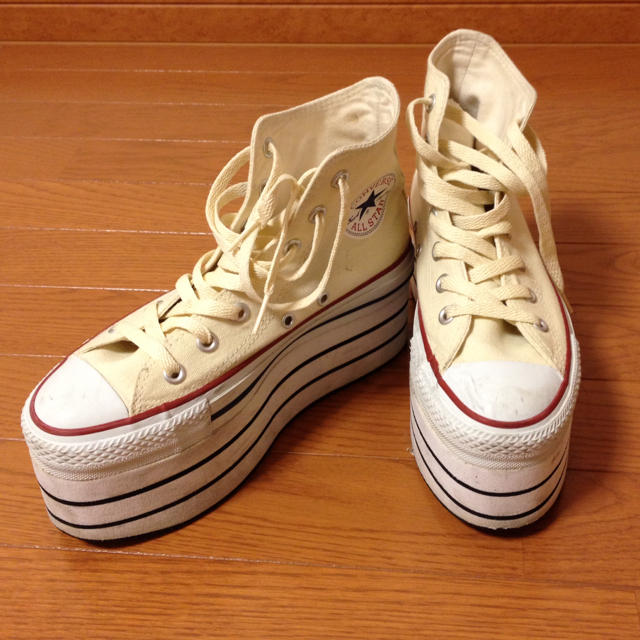 CONVERSE - NADIA 厚底コンバースの通販 by a_pirako's shop ...