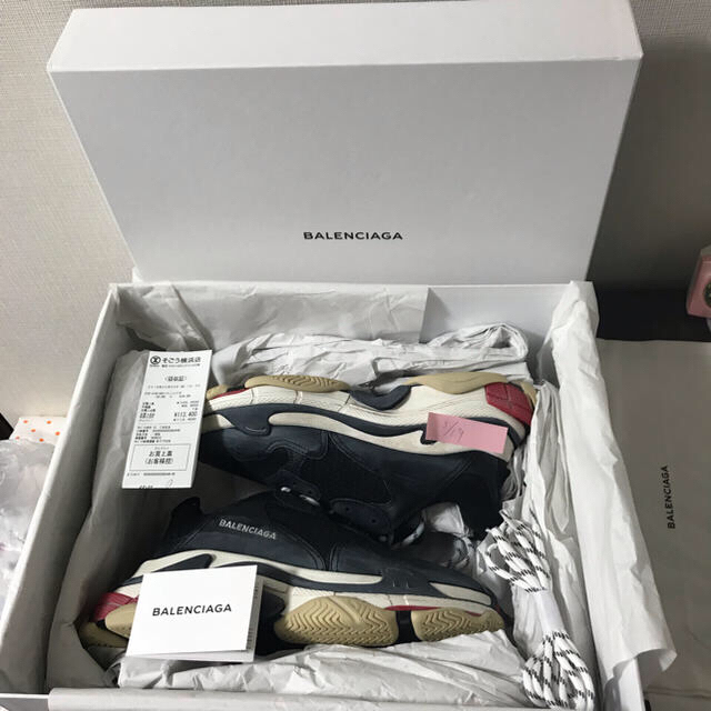 注目ショップ Balenciaga 確実正規品BalenciagaTripleSnoir42