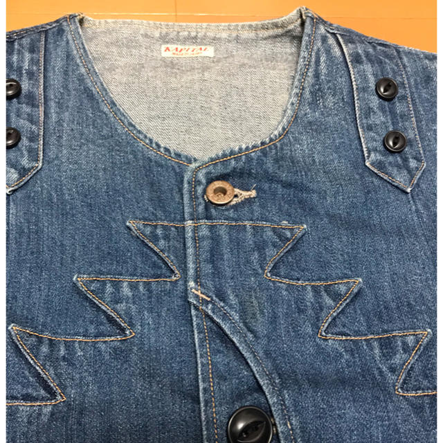 超激得新品 KAPITAL - KAPITAL デニムベスト KOUNTRYの通販 by