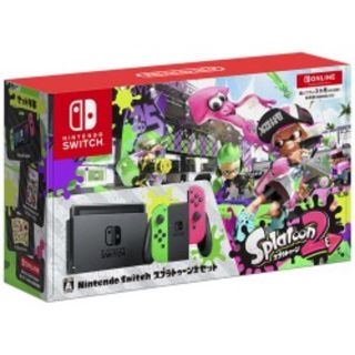 ニンテンドースイッチ(Nintendo Switch)の新品　Switch　スプラトゥーン２セット(家庭用ゲーム機本体)