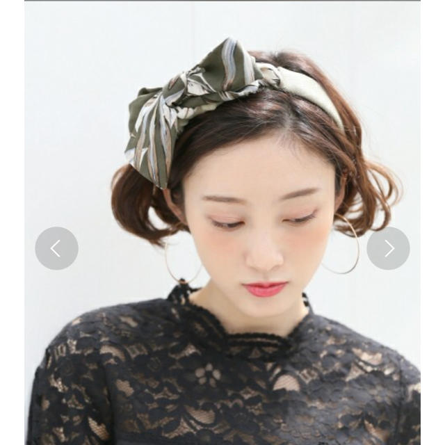 LOWRYS FARM(ローリーズファーム)のLOWRYS FARM  カサネリボンターバン レディースのヘアアクセサリー(ヘアバンド)の商品写真