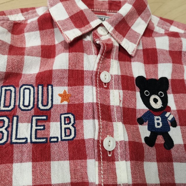 DOUBLE.B(ダブルビー)のダブルB長袖シャツ キッズ/ベビー/マタニティのキッズ服男の子用(90cm~)(その他)の商品写真