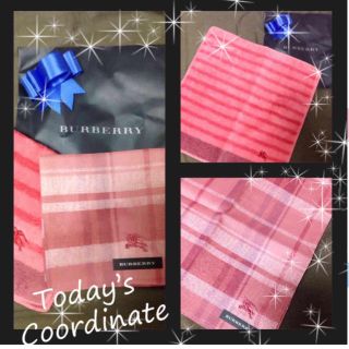 バーバリー(BURBERRY)の★値引きしました！Burberry★(ハンカチ)