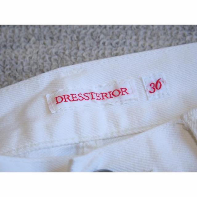 DRESSTERIOR(ドレステリア)のDRESSTERIOR スーピマセルヴィッチ ダメージ加工デニム★ドレステリア レディースのパンツ(デニム/ジーンズ)の商品写真