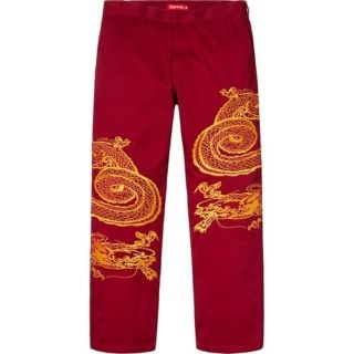 シュプリーム(Supreme)のDragon Work Pant  30(ワークパンツ/カーゴパンツ)