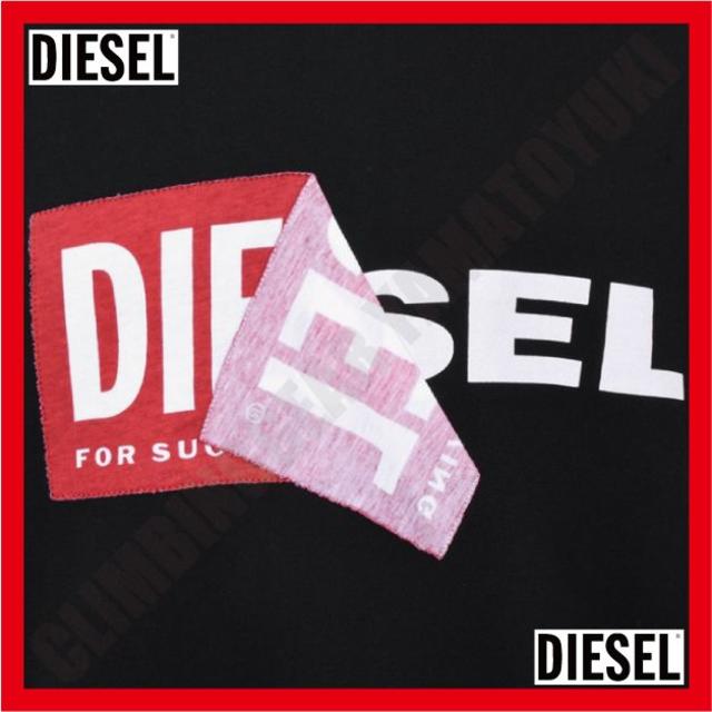 DIESEL(ディーゼル)の新品 DIESEL ディーゼル レッドボックスロゴ XS メンズのトップス(パーカー)の商品写真