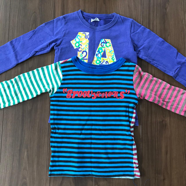 Groovy Colors(グルービーカラーズ)のロンT 100 キッズ/ベビー/マタニティのキッズ服男の子用(90cm~)(その他)の商品写真