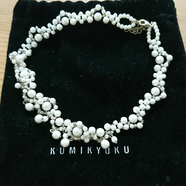 kumikyoku（組曲）(クミキョク)のKUMIKYOKU  ネックレス  パーティー  結婚式 レディースのアクセサリー(ネックレス)の商品写真