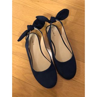 ザラキッズ(ZARA KIDS)のザラ キッズ パンプス 21.5センチ ネイビー(フォーマルシューズ)