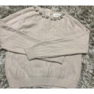 ジルスチュアート(JILLSTUART)のJILL STUART ビジューニット(ニット/セーター)