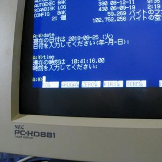 エヌイーシー(NEC)のNEC PC-KD881 （ジャンク）(ディスプレイ)