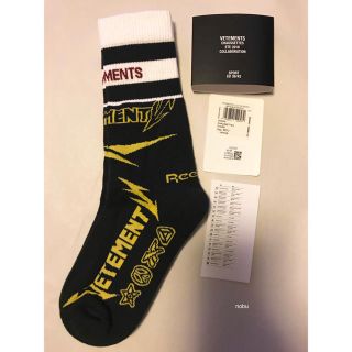 リーボック(Reebok)の新品【 VETEMENTS X Reebok 】 Cut-Up socks(ソックス)