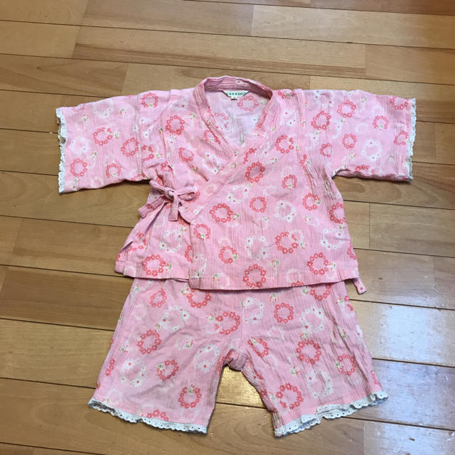 3can4on(サンカンシオン)の3can4on甚平95cm キッズ/ベビー/マタニティのキッズ服女の子用(90cm~)(その他)の商品写真