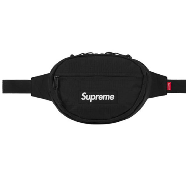 supreme waist bag 黒 ウエストバッグバッグ