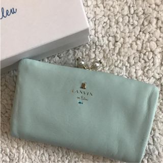 ランバンオンブルー(LANVIN en Bleu)のハルチ様専用 ランバンオンブルーがま口財布 ミント(財布)