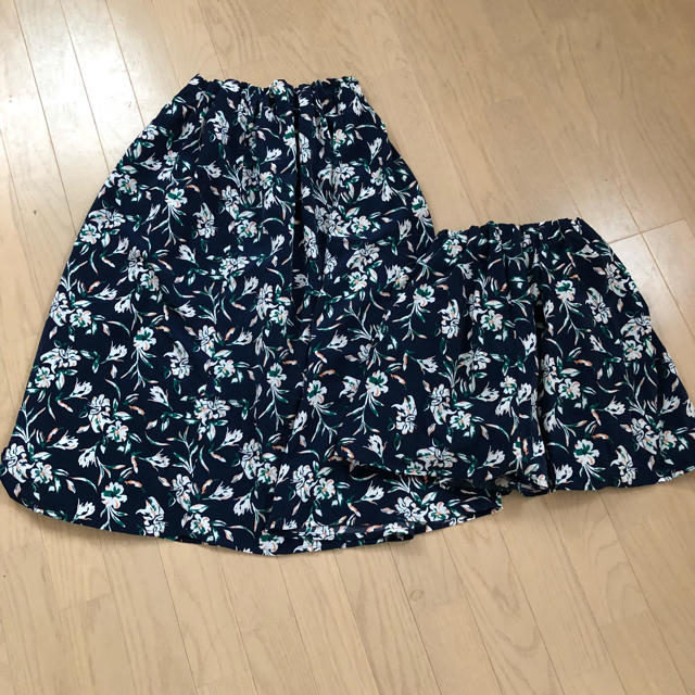 THE SHOP TK(ザショップティーケー)のスカート 母娘お揃い キッズ/ベビー/マタニティのキッズ服女の子用(90cm~)(スカート)の商品写真