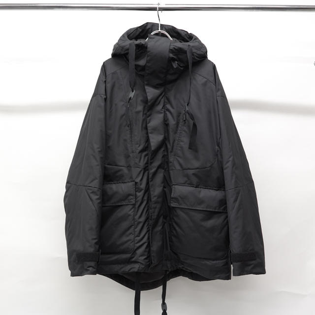 URU mountain jacket 美品 黒色 padding  hood