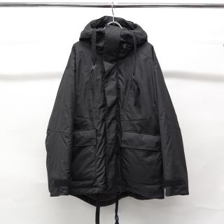 URU mountain jacket 美品 黒色 padding  hood(ダウンジャケット)