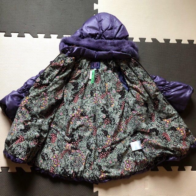 ANNA SUI mini(アナスイミニ)の再値下げ！アナスイミニ anna sui mini ダウンコート☆アナスイ キッズ/ベビー/マタニティのキッズ服女の子用(90cm~)(コート)の商品写真