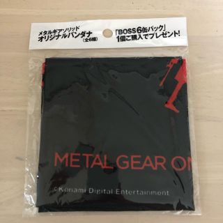 コナミ(KONAMI)のメタルギア バンダナ 赤(その他)