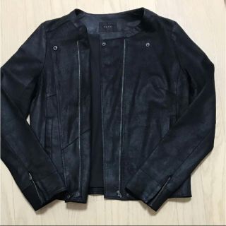 イーブス(YEVS)のYEVS レザージャケット zara (ノーカラージャケット)