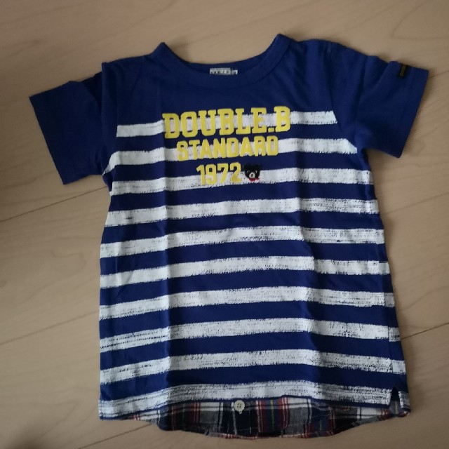 DOUBLE.B(ダブルビー)のダブルB半袖シャツ キッズ/ベビー/マタニティのキッズ服男の子用(90cm~)(Tシャツ/カットソー)の商品写真