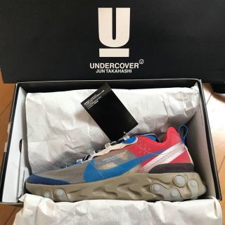 アンダーカバー(UNDERCOVER)のNIKE REACT ELEMENT 87(スニーカー)