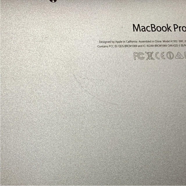 Apple(アップル)のmacbook Pro 13inch retina mid2014 美品 スマホ/家電/カメラのPC/タブレット(ノートPC)の商品写真