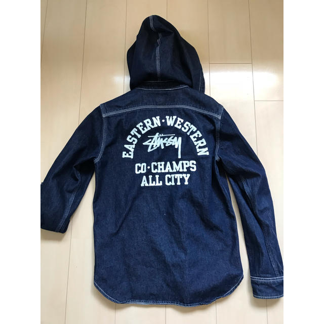 STUSSY(ステューシー)のstussy デニム パーカー メンズのジャケット/アウター(Gジャン/デニムジャケット)の商品写真