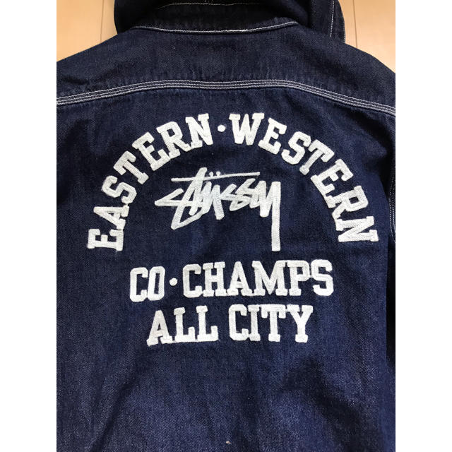 STUSSY(ステューシー)のstussy デニム パーカー メンズのジャケット/アウター(Gジャン/デニムジャケット)の商品写真