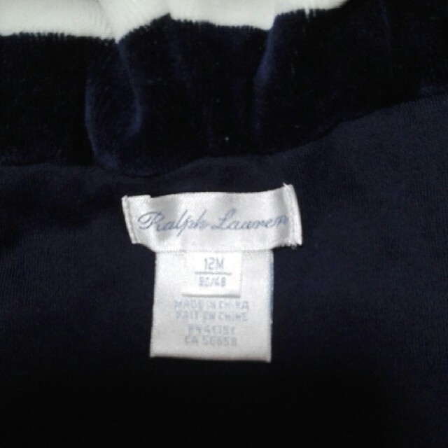 Ralph Lauren(ラルフローレン)のラルフローレン　ポンチョ　ネイビー キッズ/ベビー/マタニティのベビー服(~85cm)(ジャケット/コート)の商品写真