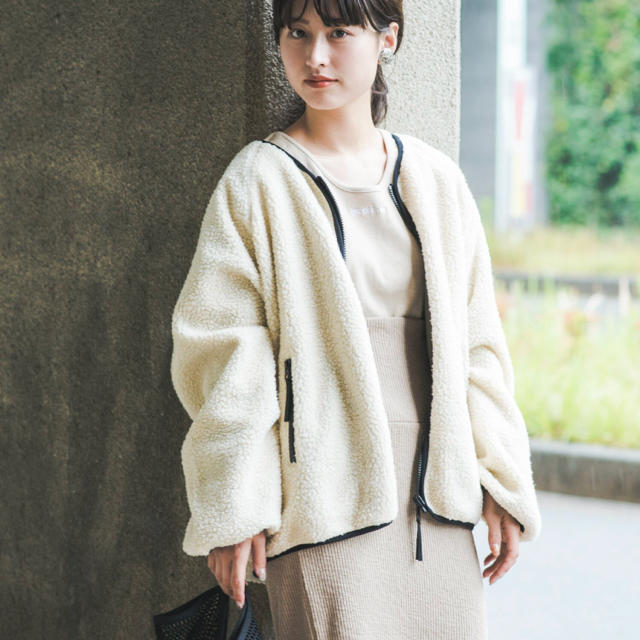 今季 新品タグ付き♡ リバーシブルボアブルゾン solseg.com.co