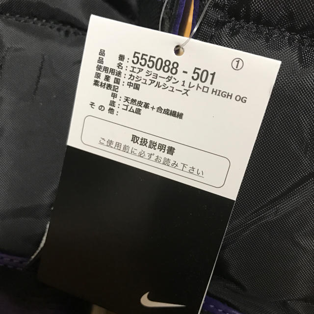 NIKE(ナイキ)のAIR JORDAN 1 RETRO HIGH OG 25 cm メンズの靴/シューズ(スニーカー)の商品写真