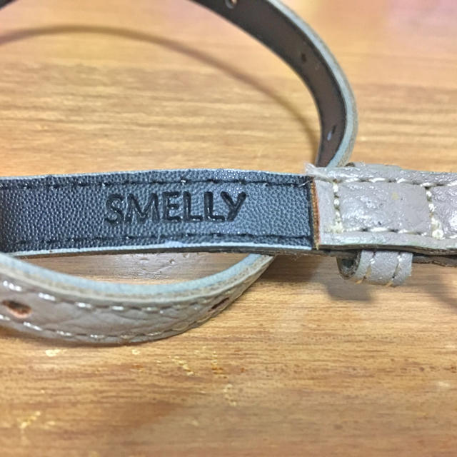 SMELLY(スメリー)の細ベルト グレー レディースのファッション小物(ベルト)の商品写真