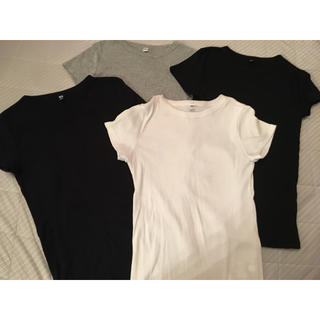 ユニクロ(UNIQLO)のTシャツ ユニクロ リブtシャツ(Tシャツ(半袖/袖なし))