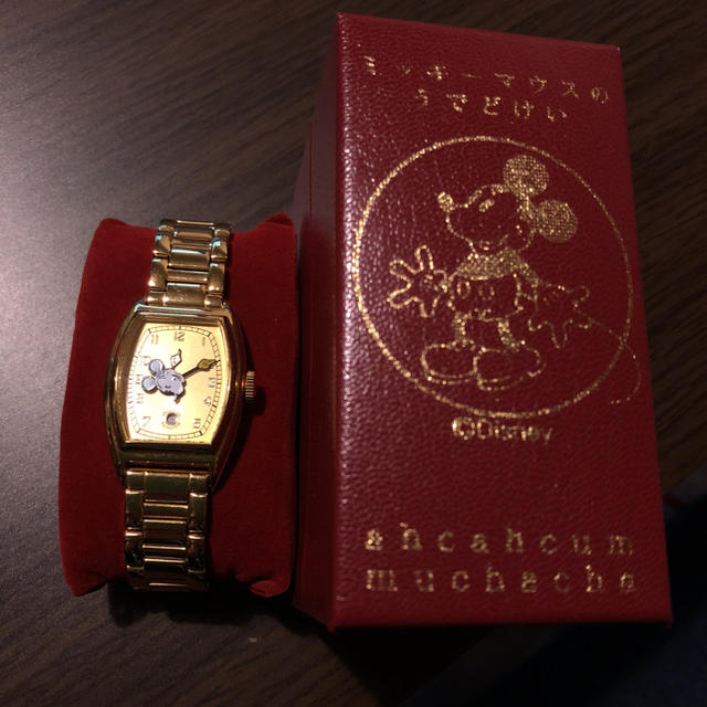 AHCAHCUM.muchacha(アチャチュムムチャチャ)のあちゃちゅむ ミッキーマウスのうでどけい レディースのファッション小物(腕時計)の商品写真