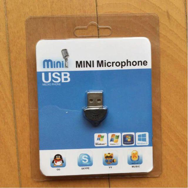 USBマイク 22mmx18mmx5mm Skype ET-MIUSBMYC スマホ/家電/カメラのPC/タブレット(PC周辺機器)の商品写真