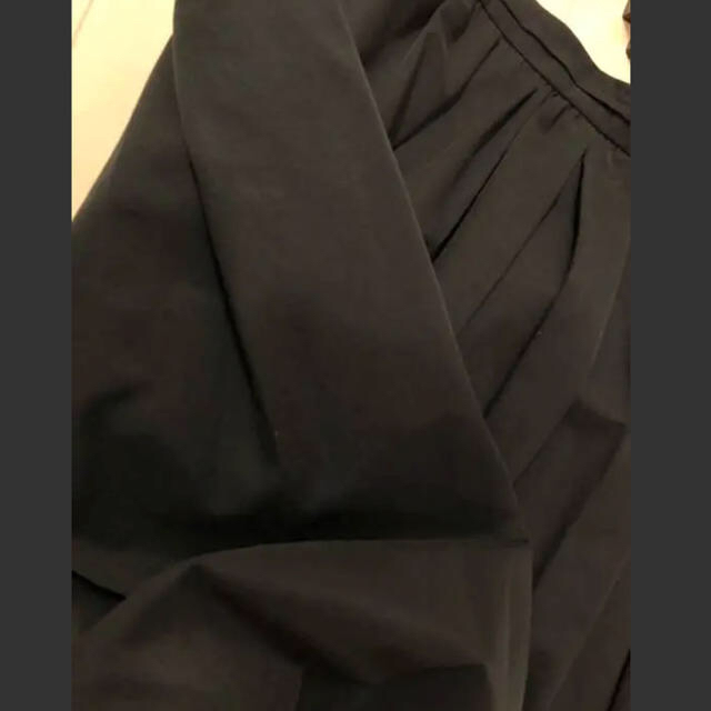 nano・universe(ナノユニバース)の美品 黒 ナノユニバース 膝丈 スカート レディースのスカート(ひざ丈スカート)の商品写真