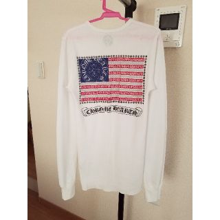 クロムハーツ(Chrome Hearts)の超美品★CHROME HEARTS バックプリント ロングTシャツ (S)(Tシャツ(長袖/七分))