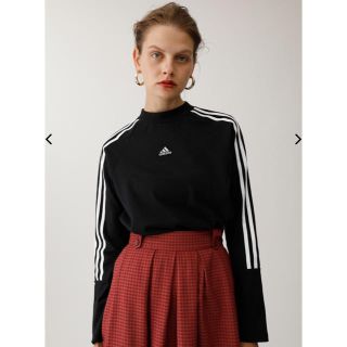 マウジー(moussy)のmoussy adidasコラボ LONG SLEEVE TSHIRTS MSY(Tシャツ/カットソー(七分/長袖))