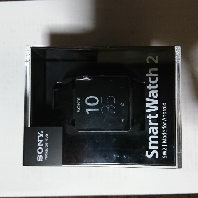 SONY(ソニー)のソニー スマートウォッチ2 sw2  液晶保護フィルムつきです！ メンズの時計(腕時計(デジタル))の商品写真